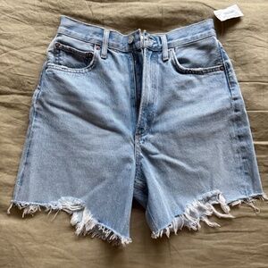 NWT Agolde Stella shorts in Agreement wash